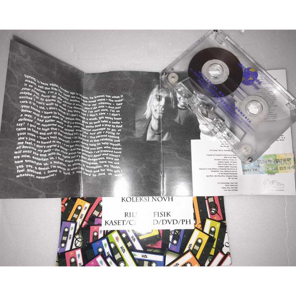 Kaset Pita Nirvana album Nevermind - Original