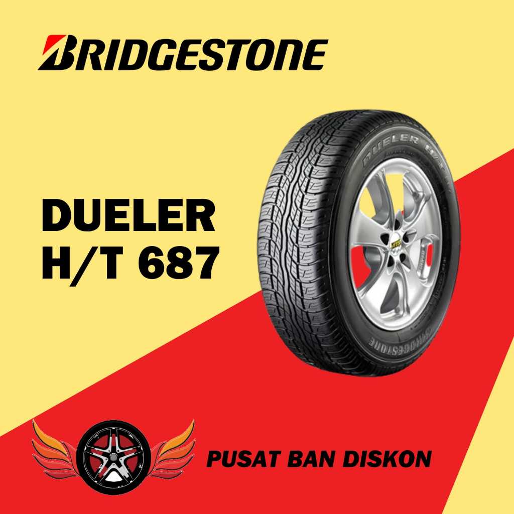 Ban mobil Bridgestone 215 60 17 Dueler H/T 687 Rush Terios Almaz