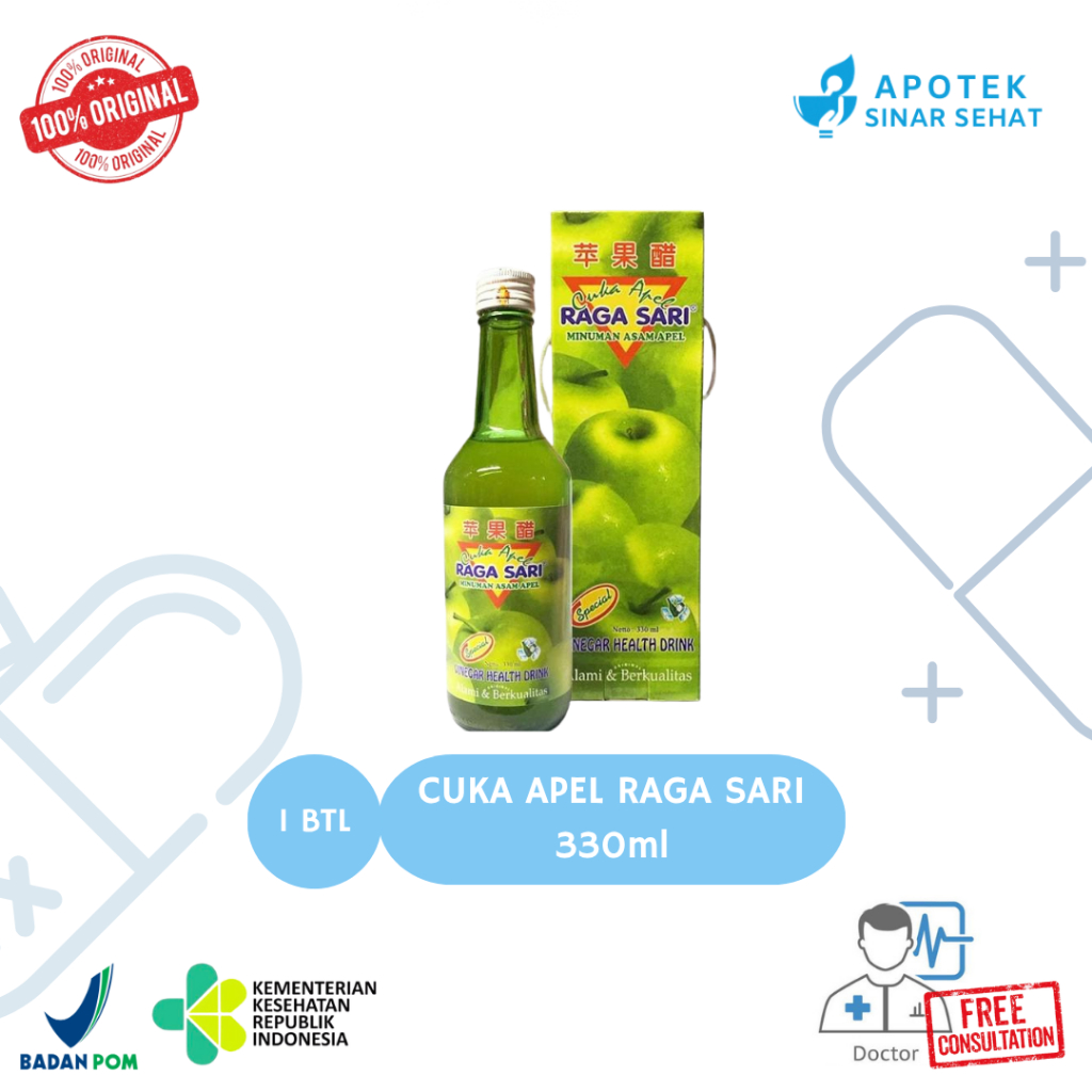 Raga Sari Cuka Apel Kesehatan Alami 1 Botol