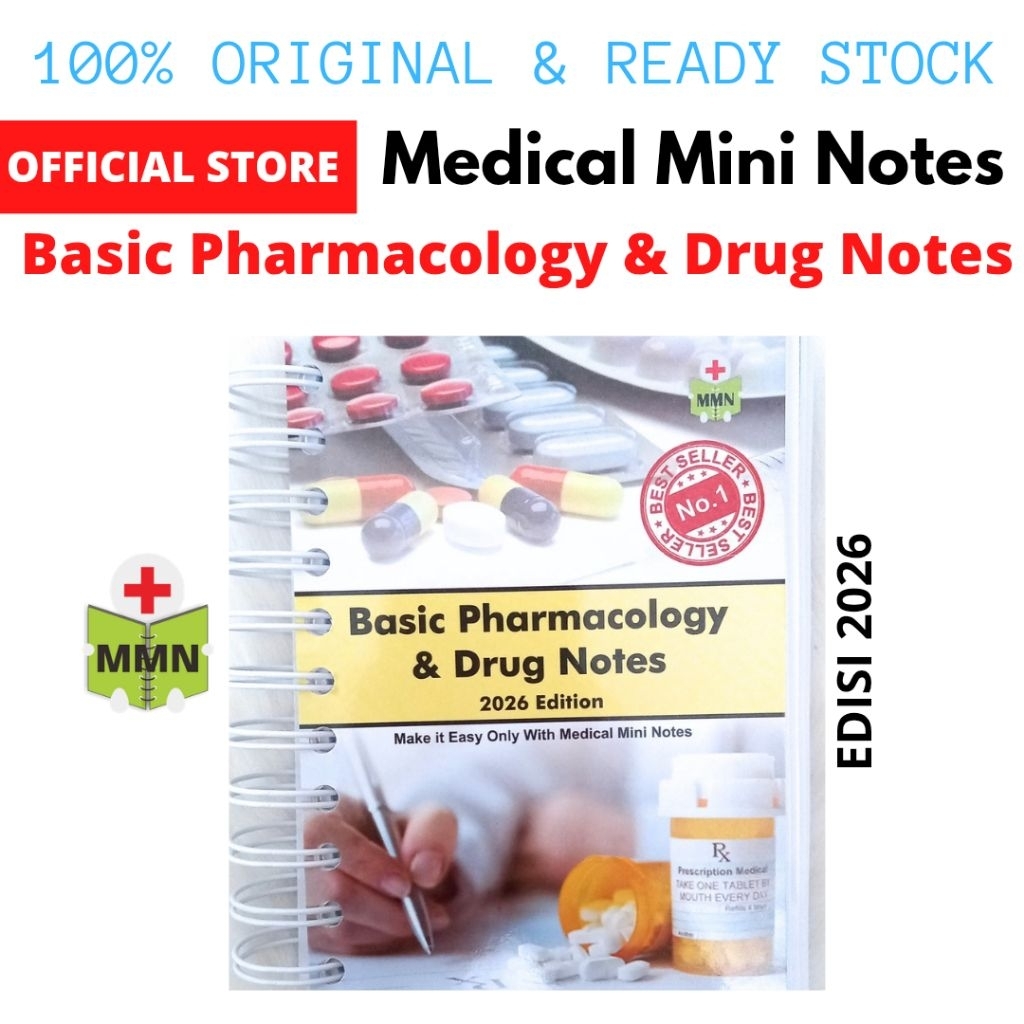 Original Terbaru 2026||  Medical Mini Notes Basic Pharmacology Notes (Farmakologi) | MMN Farmako | B