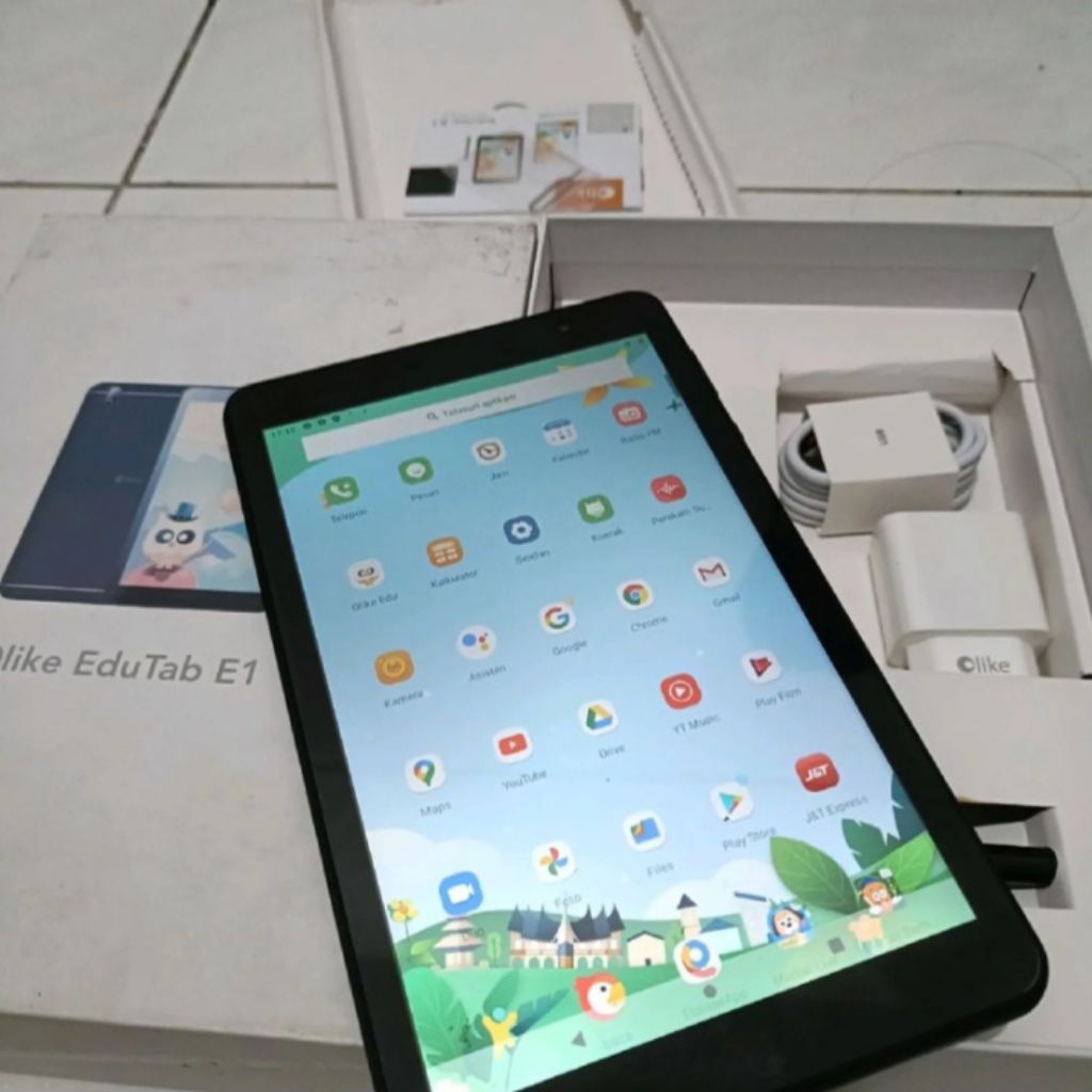 Second Tablet Oppo Olike Edutab E1 8inch 4g 3/32gb fullset normal no minus