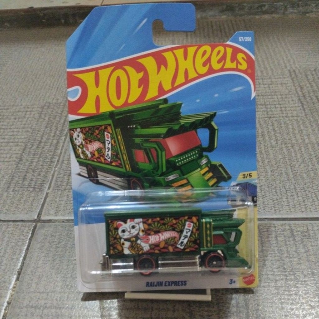 HOT WHEELS RAIJIN EXPRESS GREEN (203)