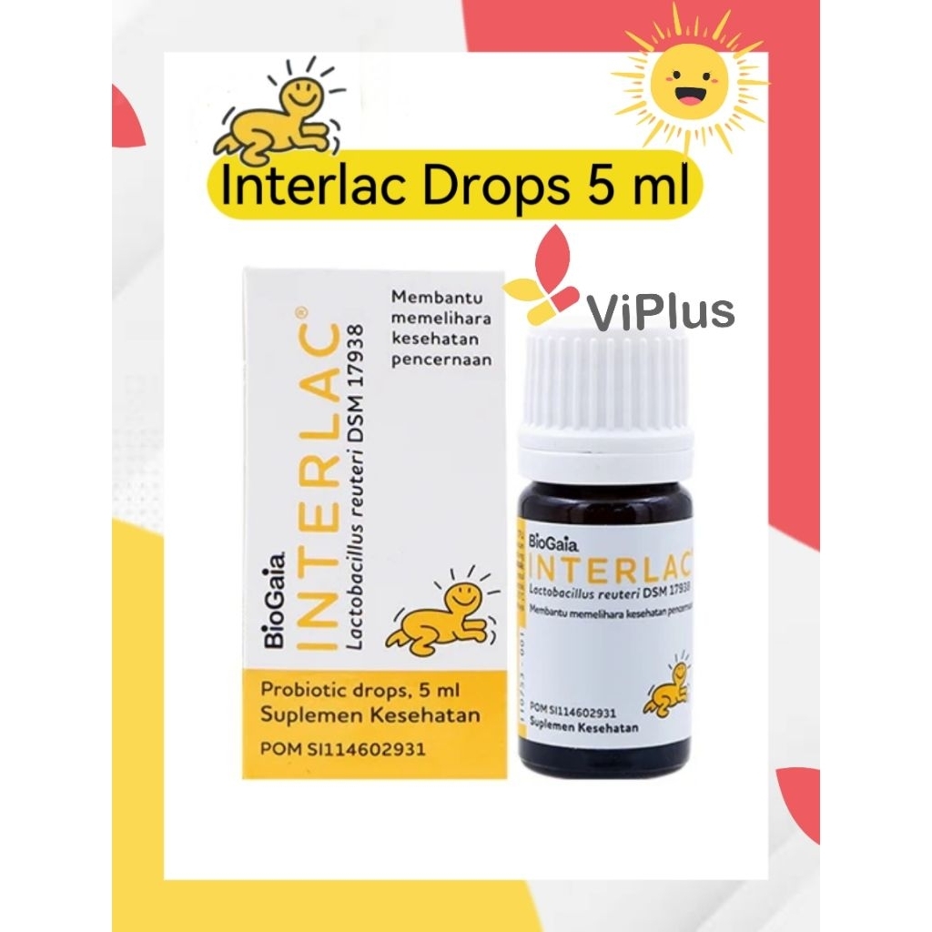 interlac drop - probiotik bayi dan anak - interbat