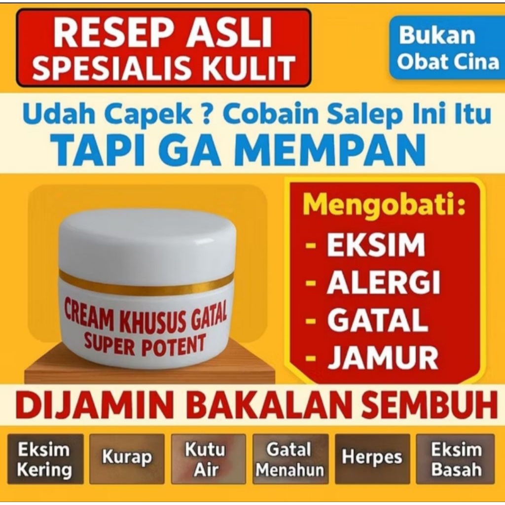 Obat Eksim Basah Eksim Kering Gatal Menahun Jamur Kulit Racikan Paling Ampuh