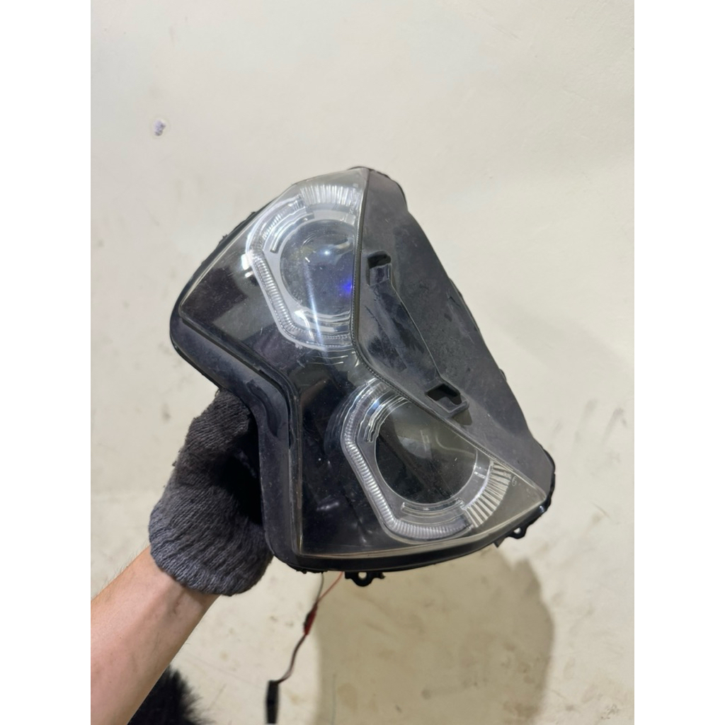 Reflektor biled headlamp z250 fi original ori replektor lampu depan 2 silinder