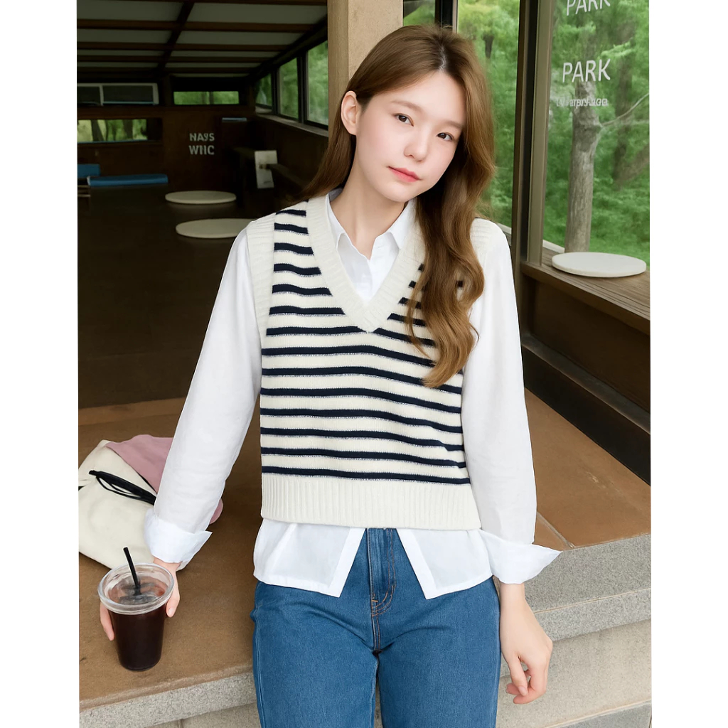 KIMMY - Vest Rajut Wanita Korean Style