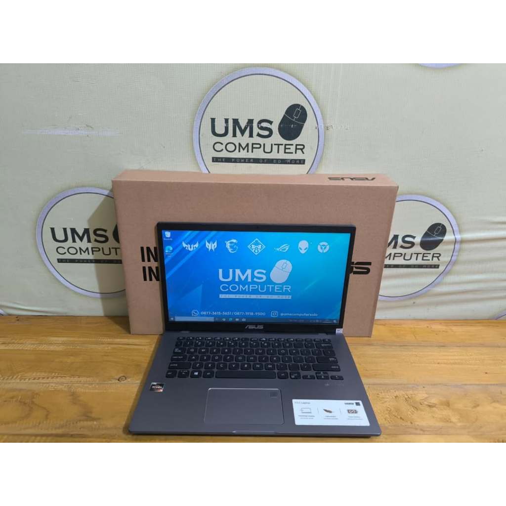 ASUS M409D grey Ryzen 3-3200u 8/512 SSD Bergaransi