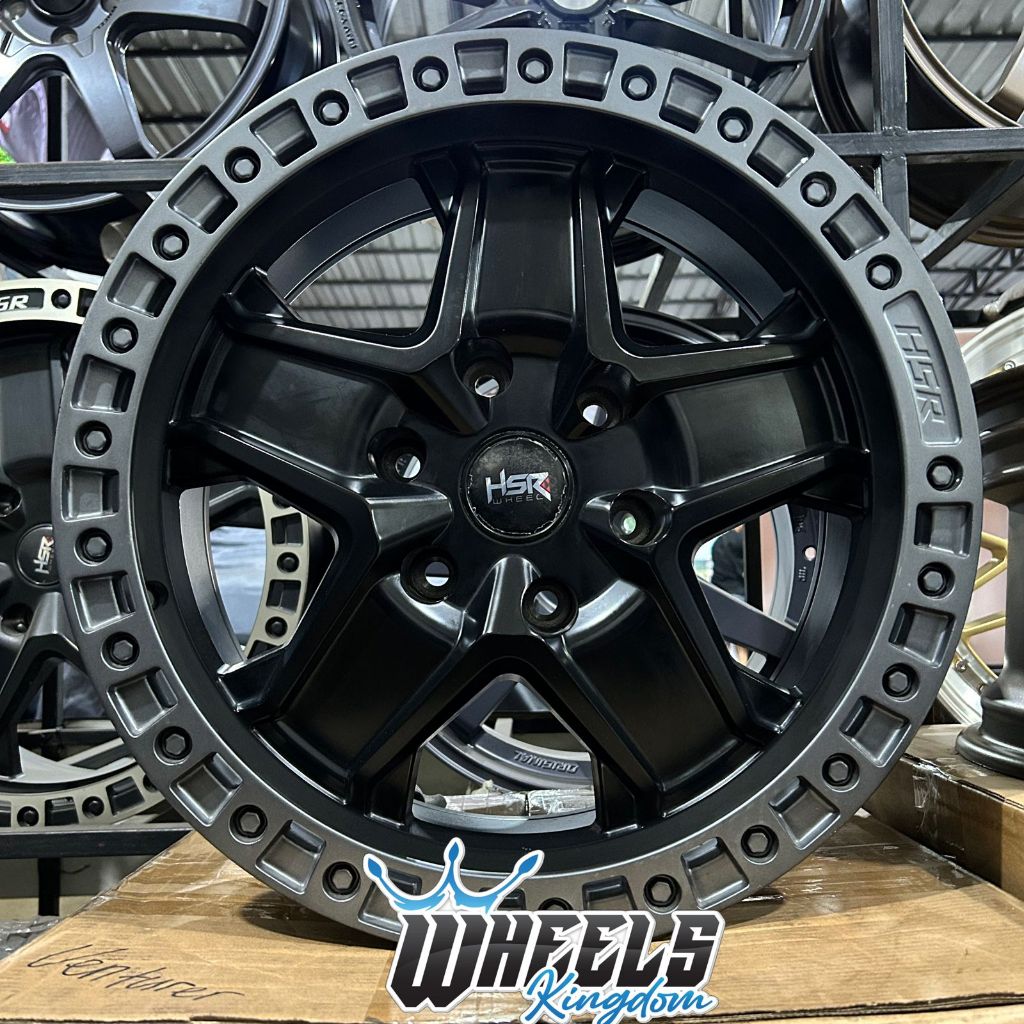 HSR Velg Mobil Ring 18 6 Lobang Pajero Hilux || Velg HSR Wolwal R18 Model Offroad