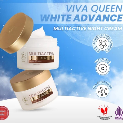Viva Queen VIT C ACTIVE White Advance Night Cream with Niacinamide (BRIGHTENING, WHITENING & GLOWING