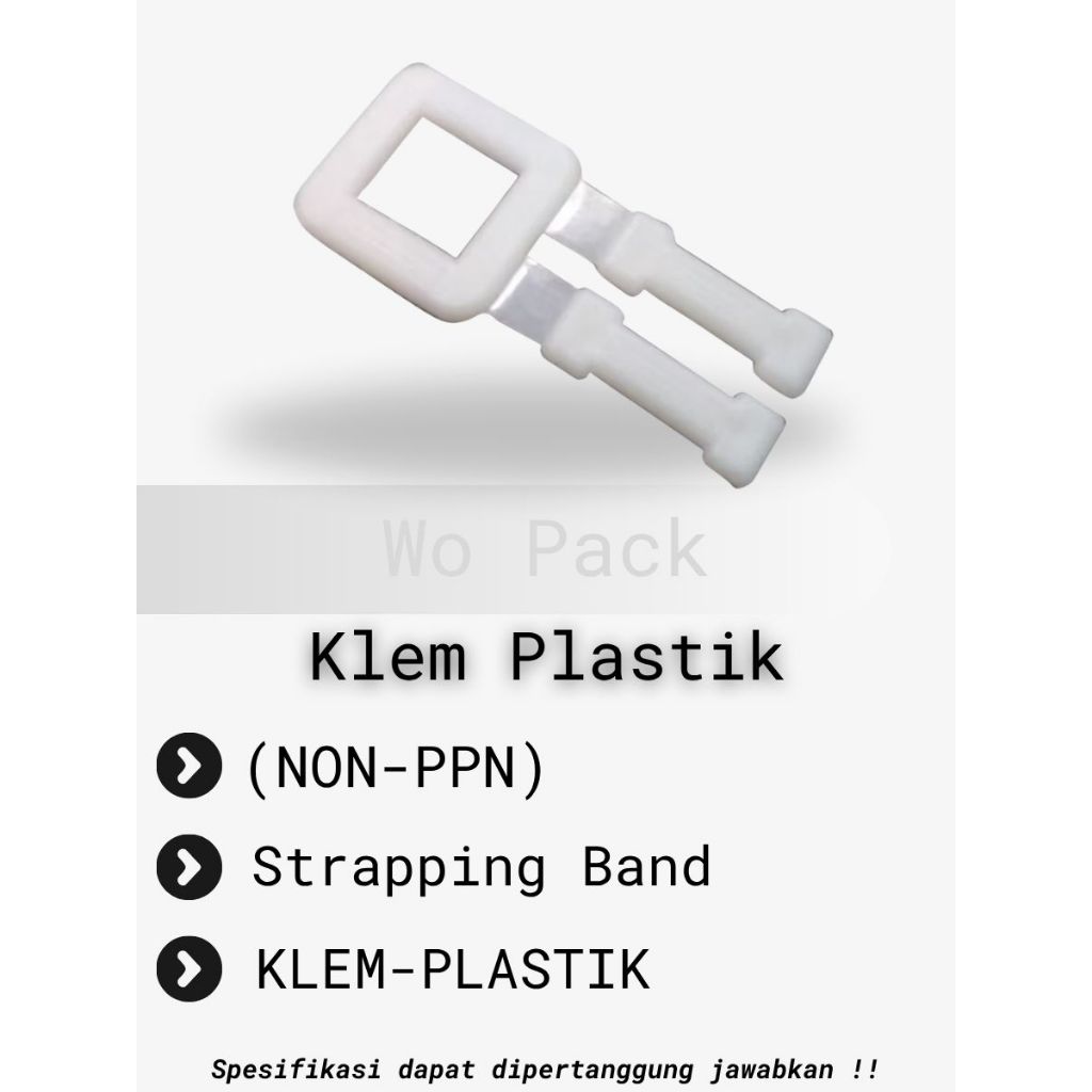 Klem Plastik u/ Strapping Band KLEM-PLASTIK