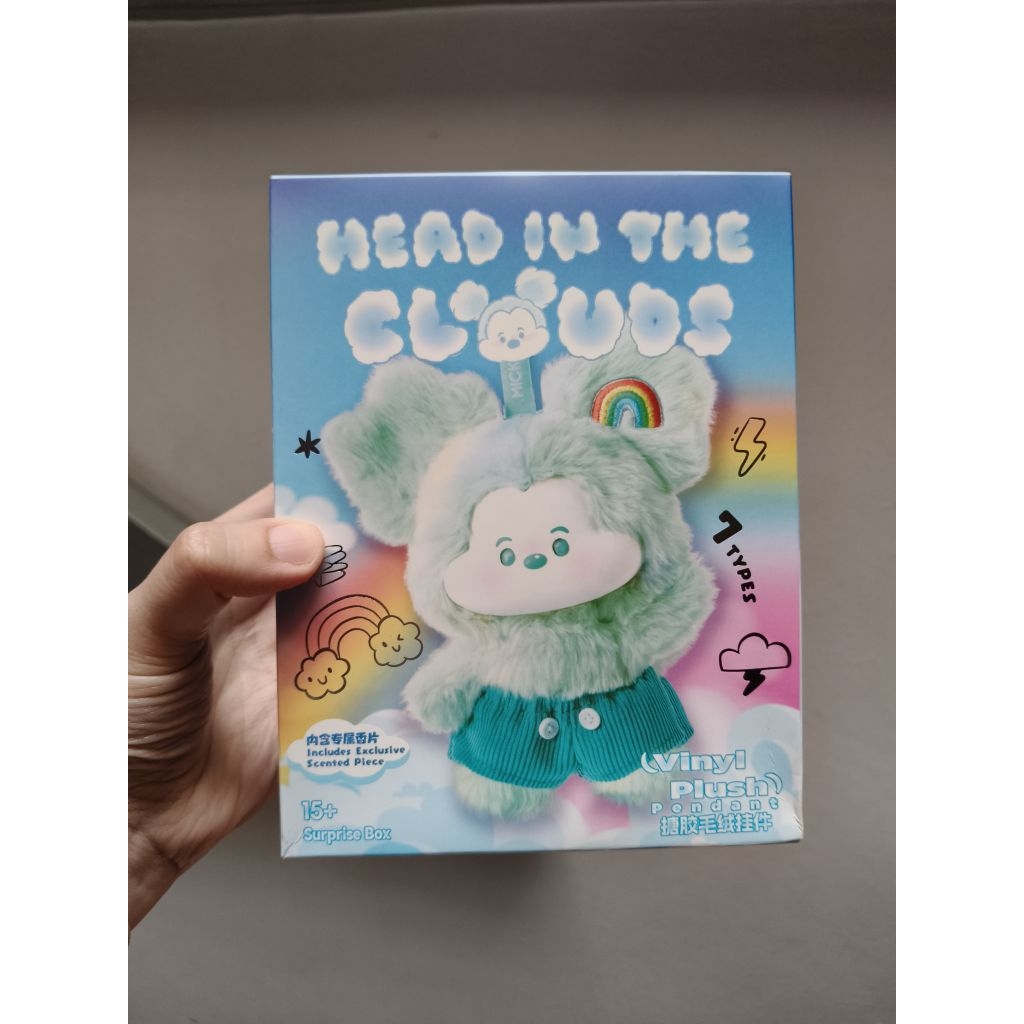 Blind Box Miniso x Disney Mickey Head In The Clouds Plush Doll - Random