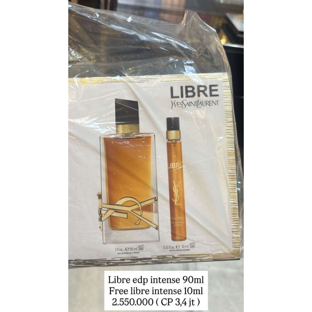 YSL Parfume Libre EDP INTENSE Set 90ml + 10ml