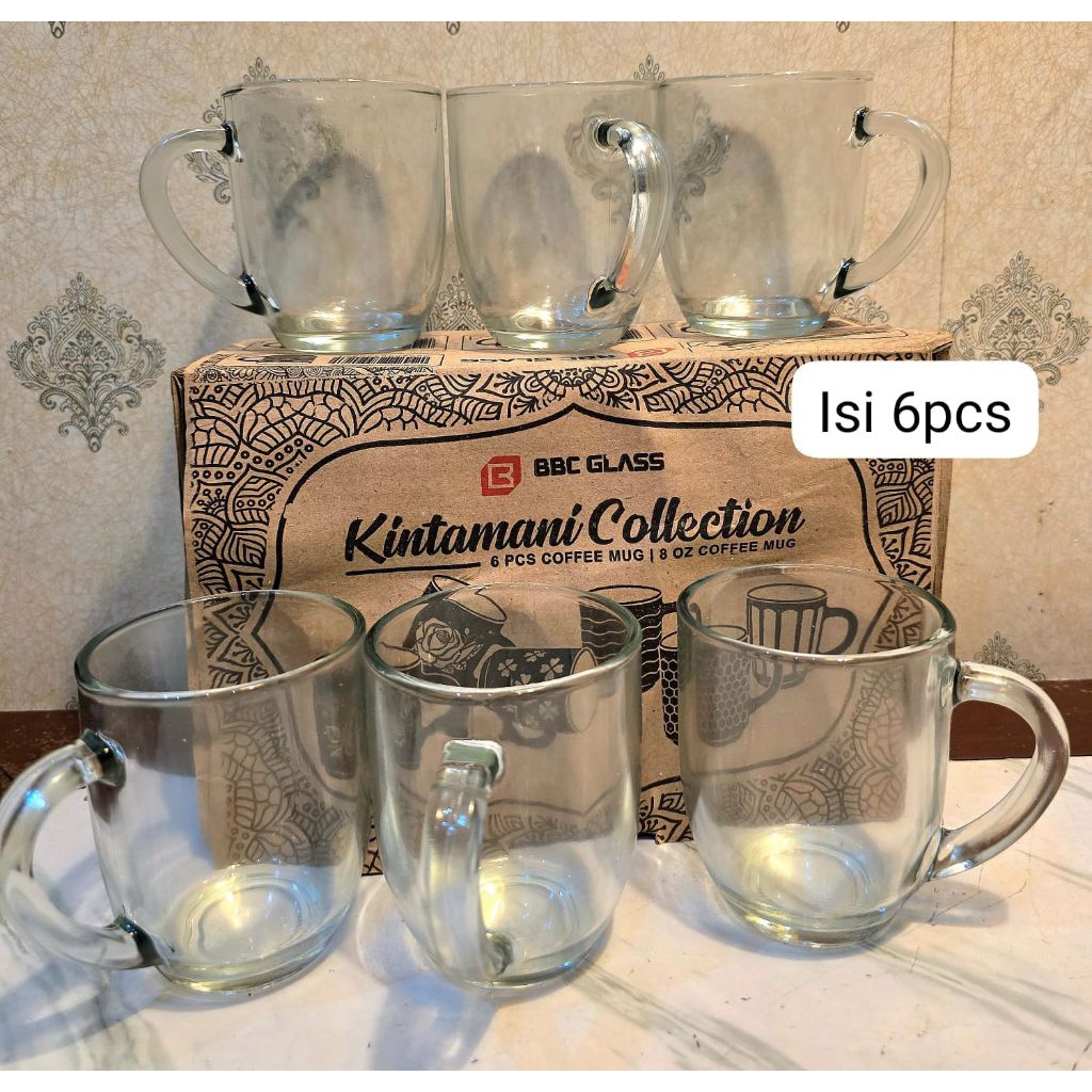 Cangkir set isi 6 | cangkir kopi | gelas kopi
