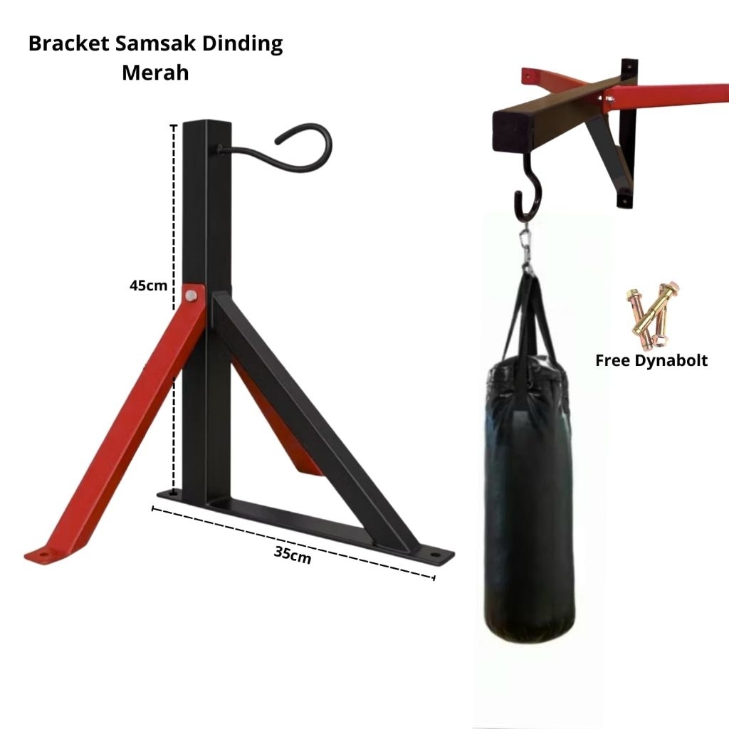 Gantungan Samsak Tinju Dinding | Bracket Samsak Dinding