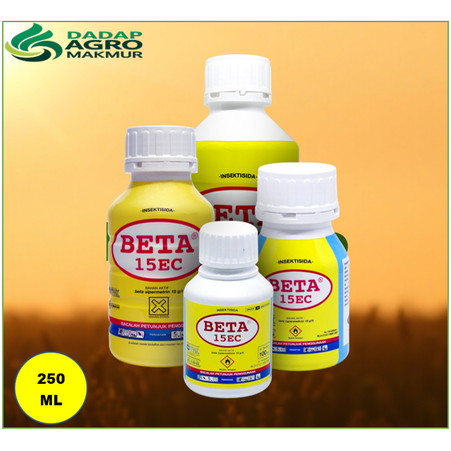 BETA 15 EC 250 ML | Insektisda Beta Sipermetrin 15 gr/lt | Racun Belalang