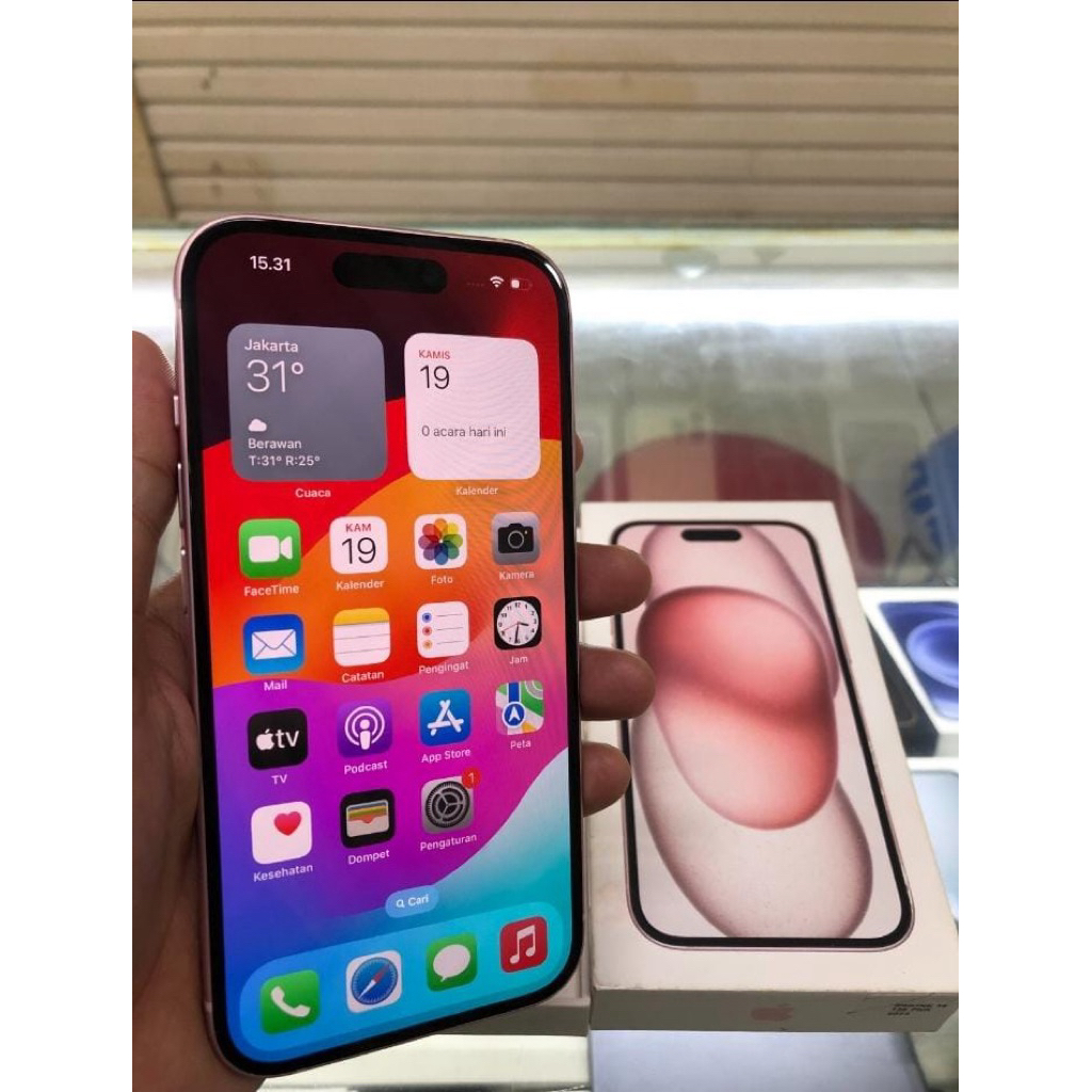 iPhone 15 128Gb Pink Second Resmi Digimap
