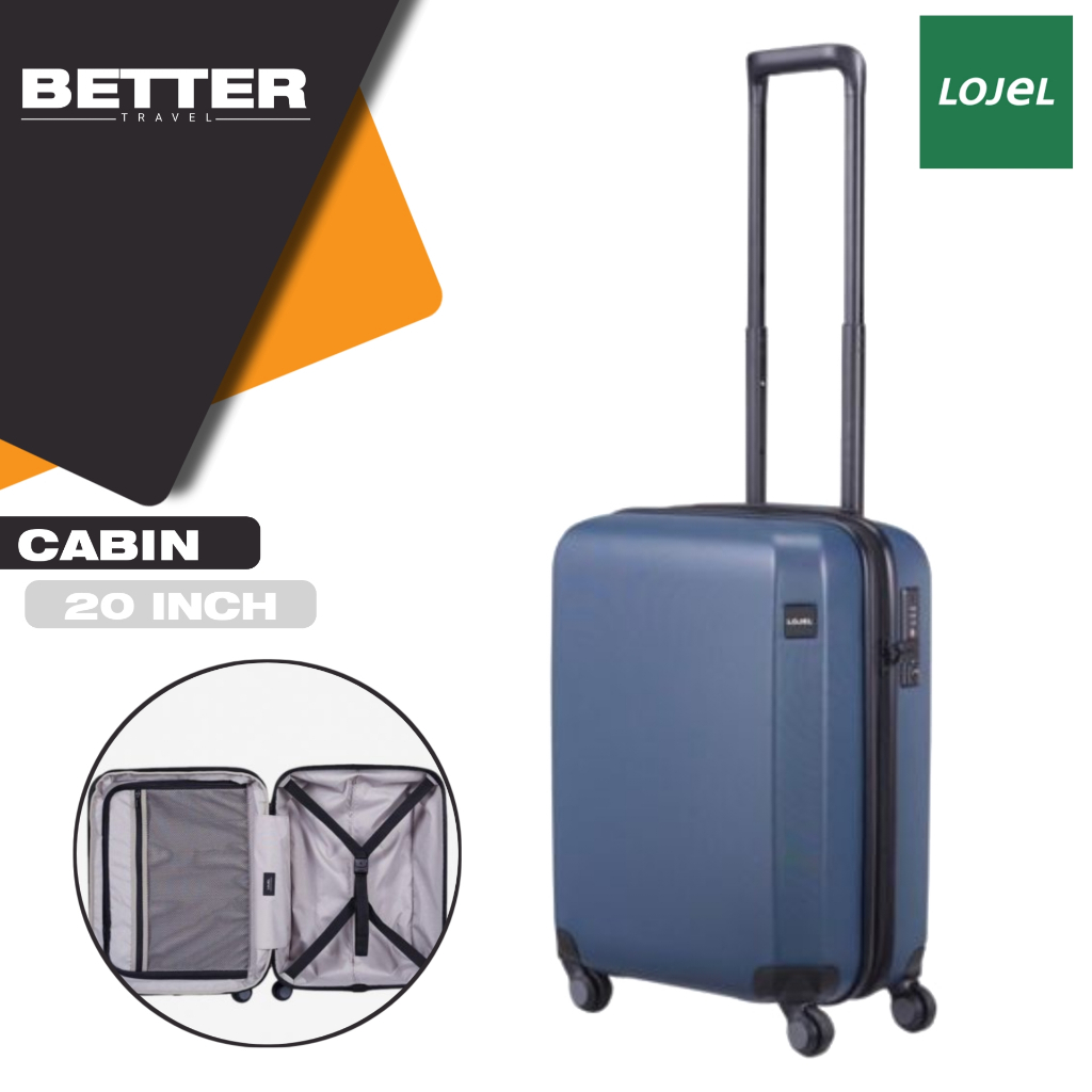 Koper LOJEL 20 inch cabin size hardcase polycarbonate expandable tsa lock anti theft double zipper