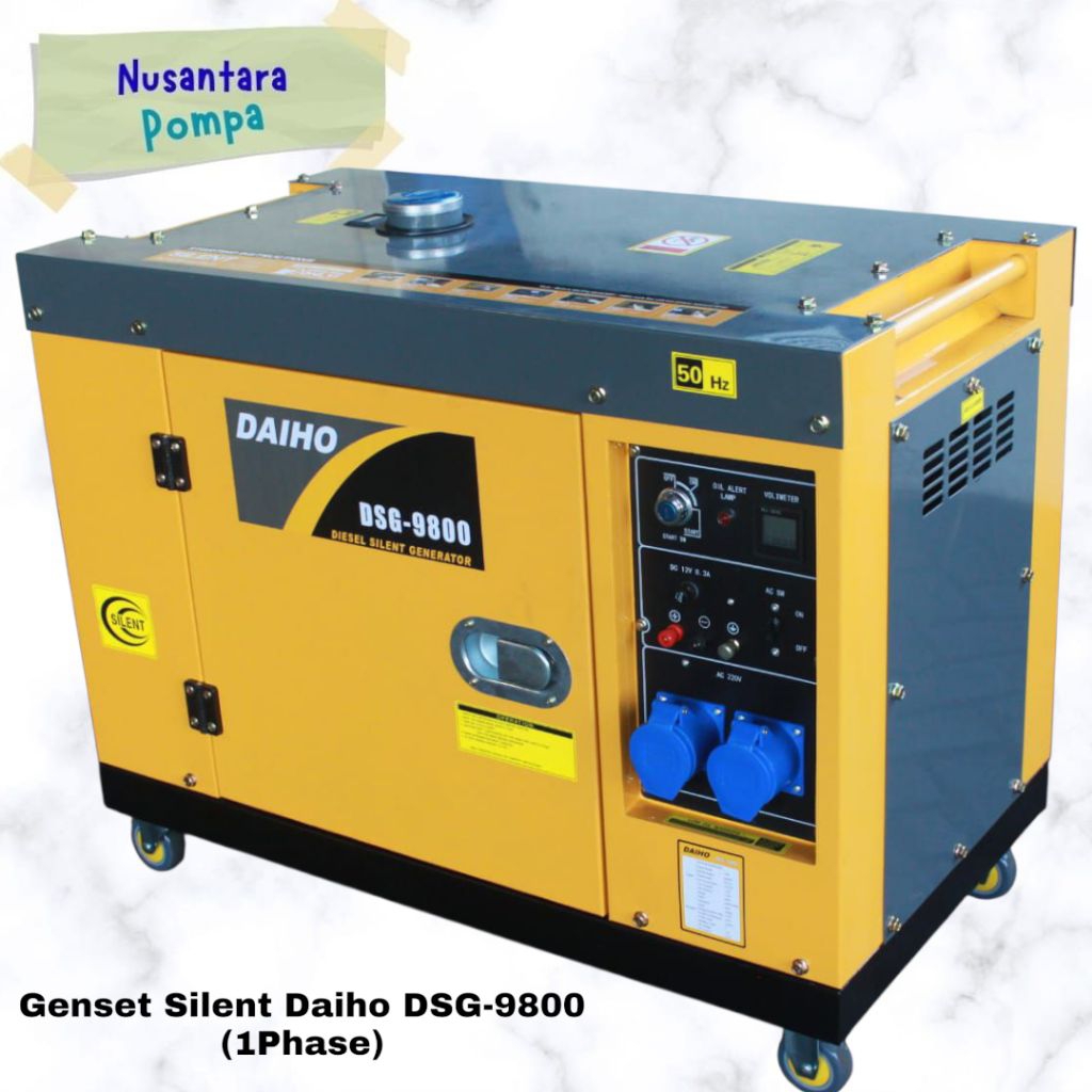 Genset Silent Daiho DSG-9800 (1Phase)