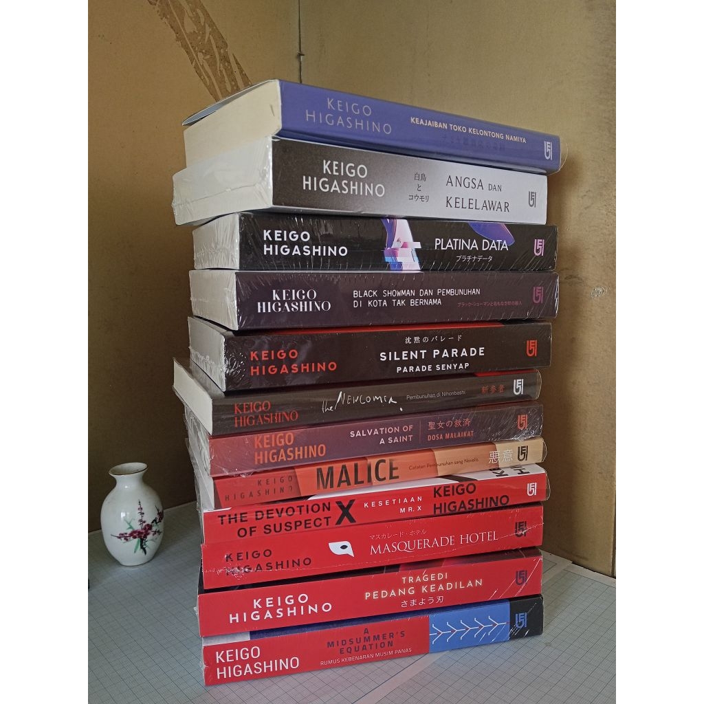 Preloved Novel Keigo Higashino Full Set