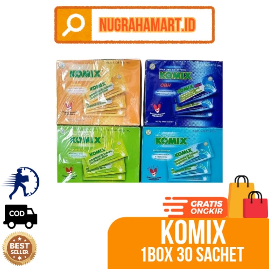 KOMIX BATUK PER BOX ISI 30 SACHET