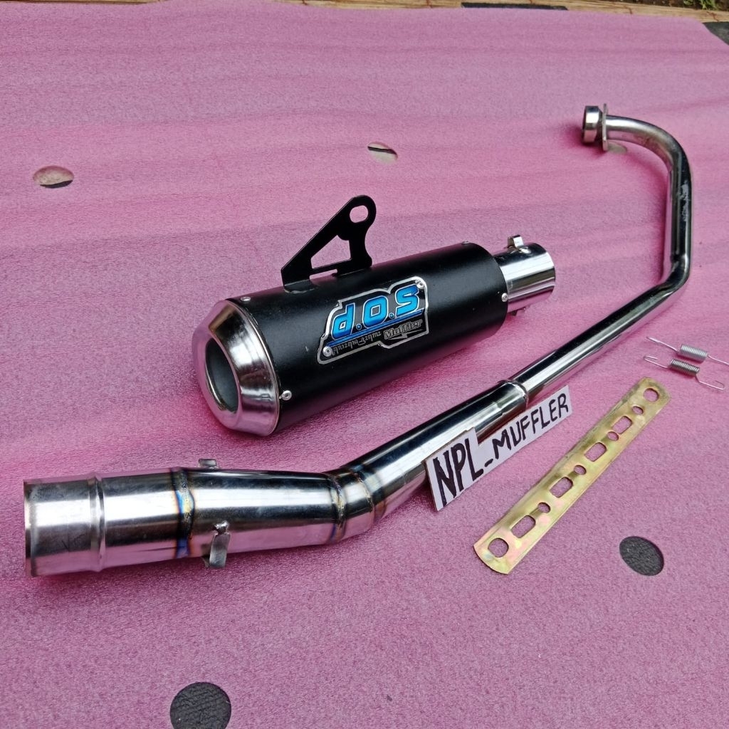 knalpot racing dos gp1 motor satria Fu karbu satria Fu injeksi Jupiter MX old Jupiter MX new/135