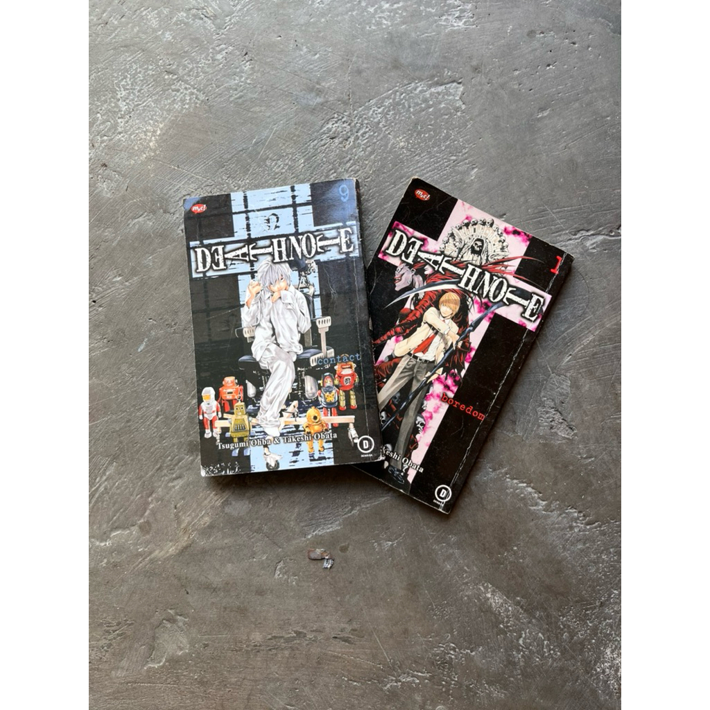 KOMIK DEATH NOTE CABUTAN VOL 1 dan 9