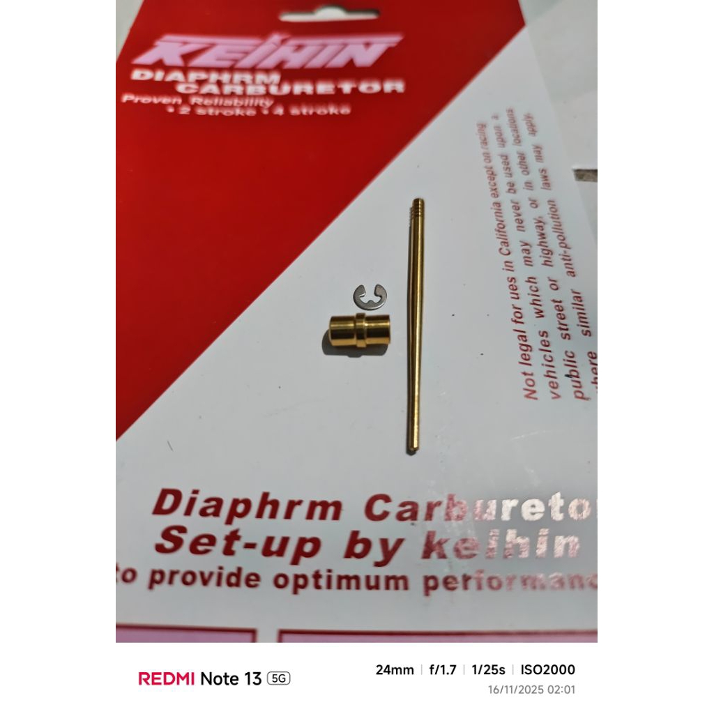 Jarum Nozzle Custom PE PWK 24 original kuningan anti ngok