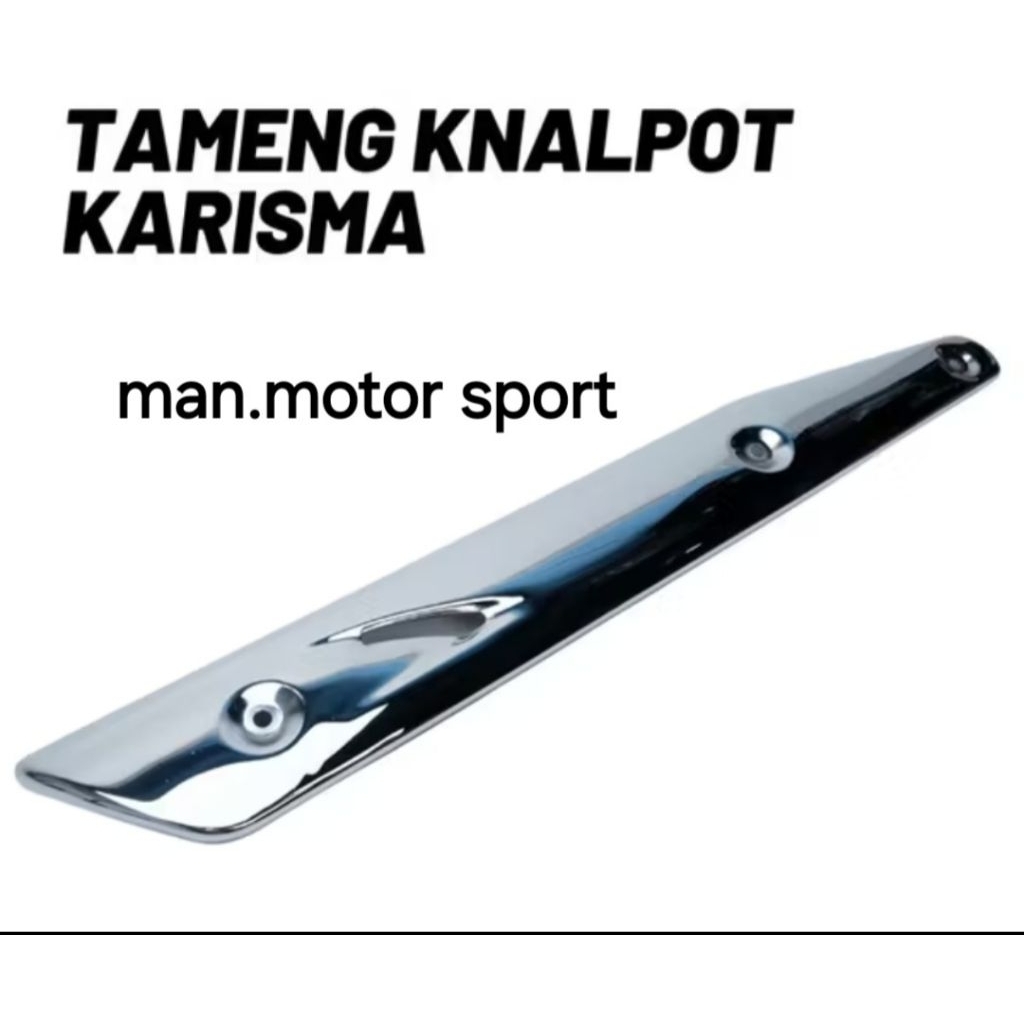 tutup kenalpot honda karisma 125/supra x 125 lama warna crom
