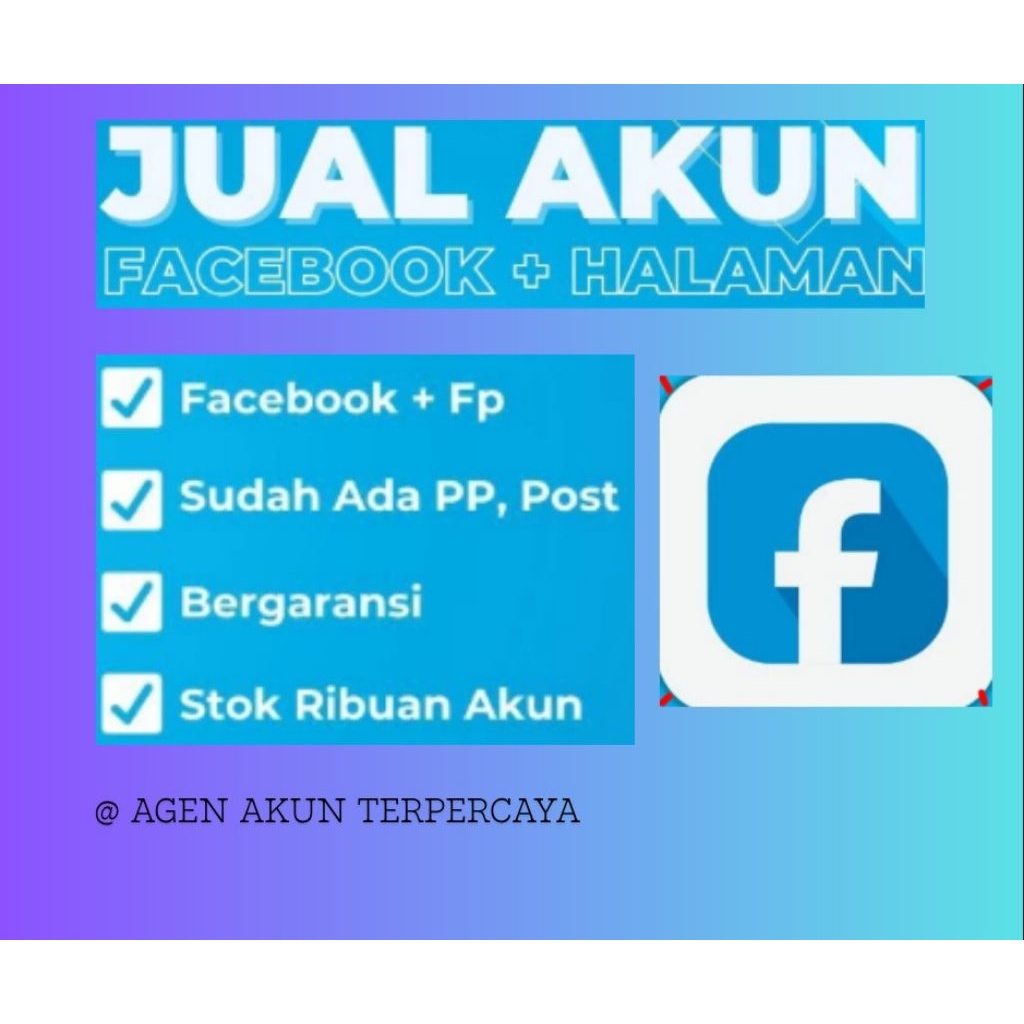 AKUN FACEBOOK+ FP/HALAMAN BERGARANSI