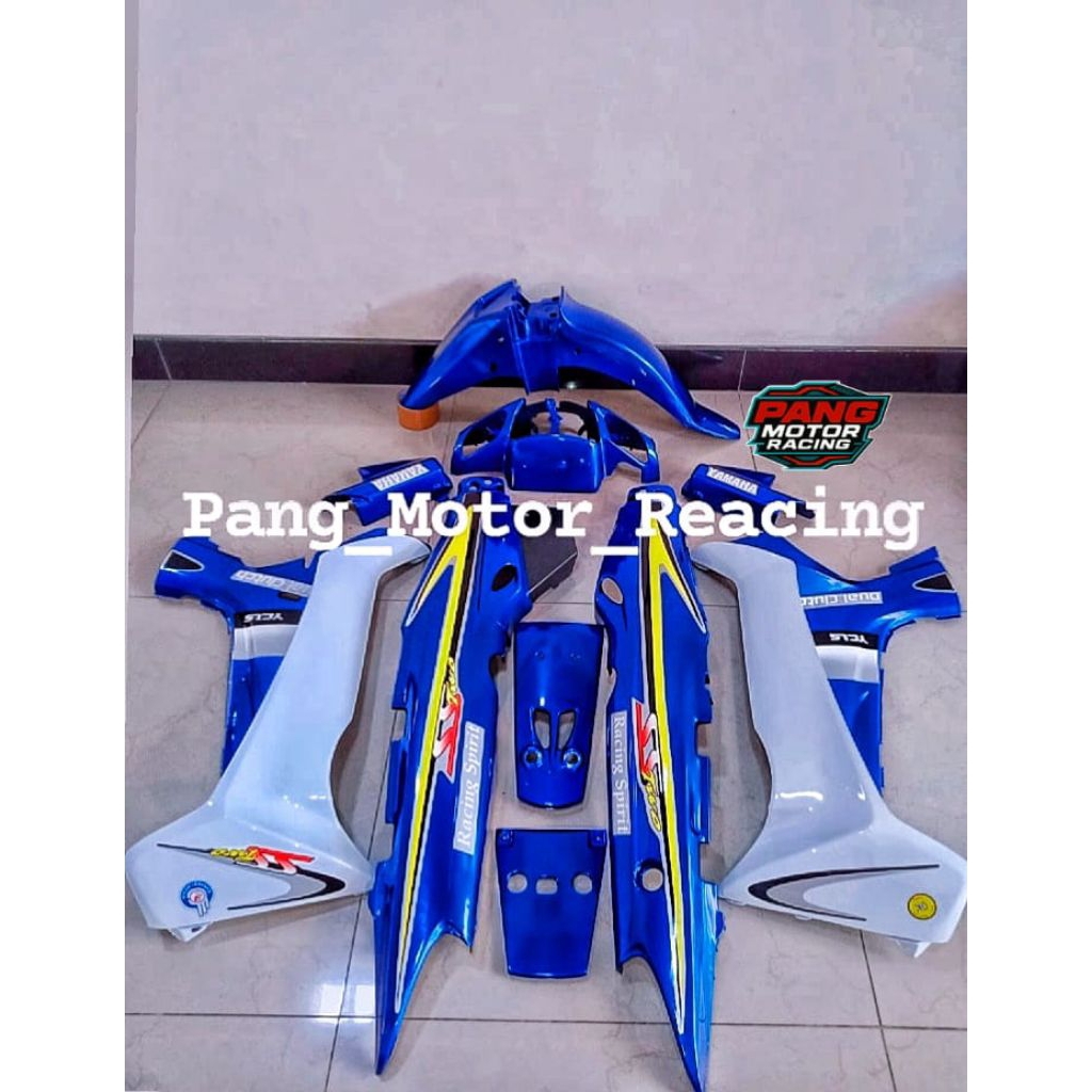 Body Set Fiz r SS TWO BIRU PUTIH Biru Cerah Bodi set Fiz r F1z r SS TWO Biru