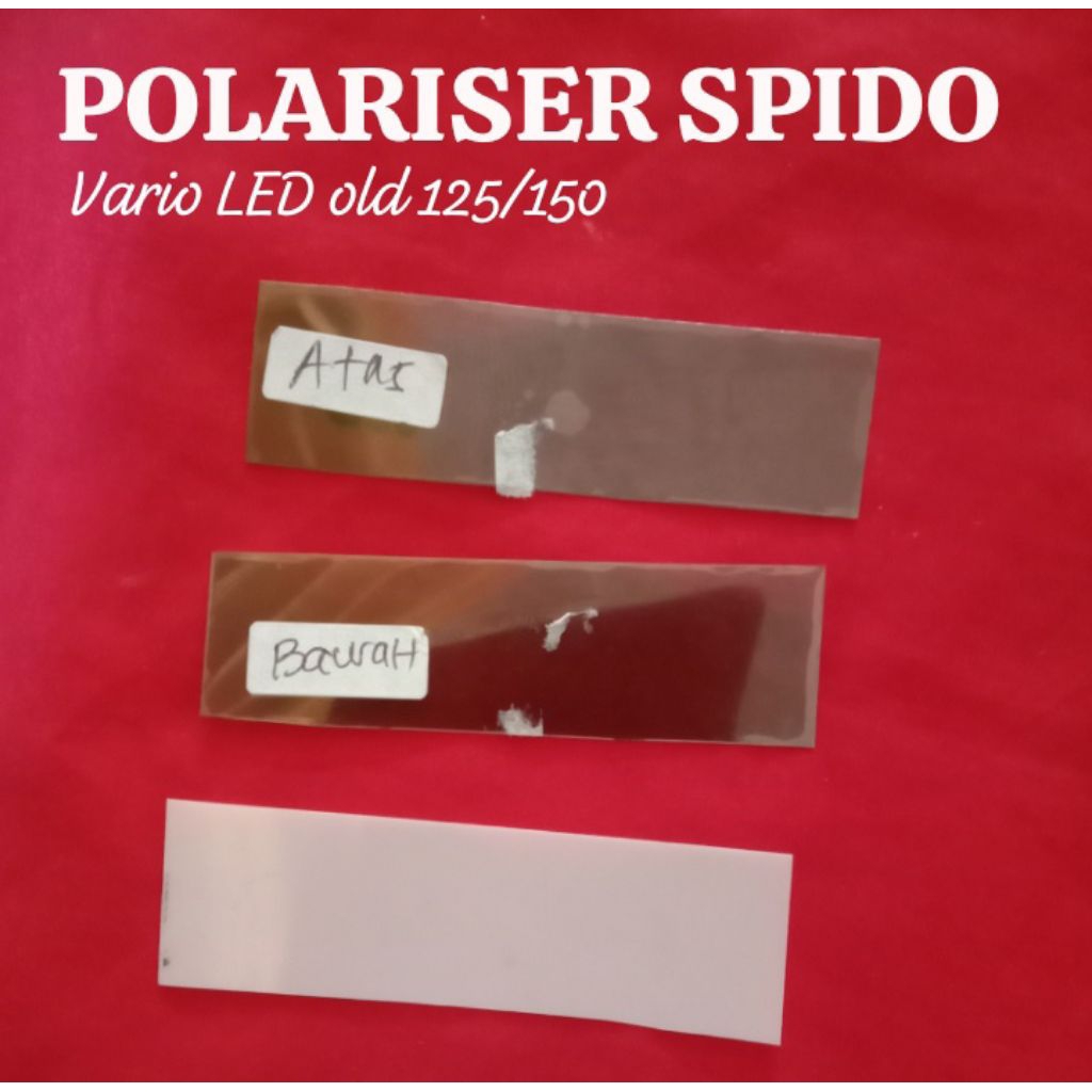 polarizer polariser sparepart lapisan lcd speedometer motor honda vario led old 125-150
