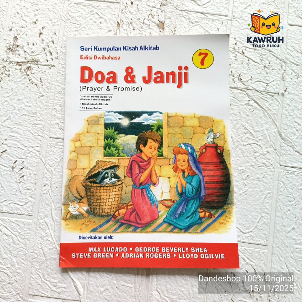 Doa & Janji (Prayer & Promise) - Seri Kumpulan Kisah Alkitab Edisi Dwibahasa Bilingual (Penerbit Gos