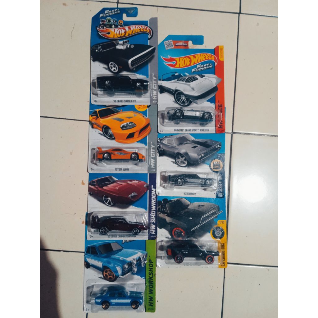 Hot Wheels Fast Furious Reguler Set