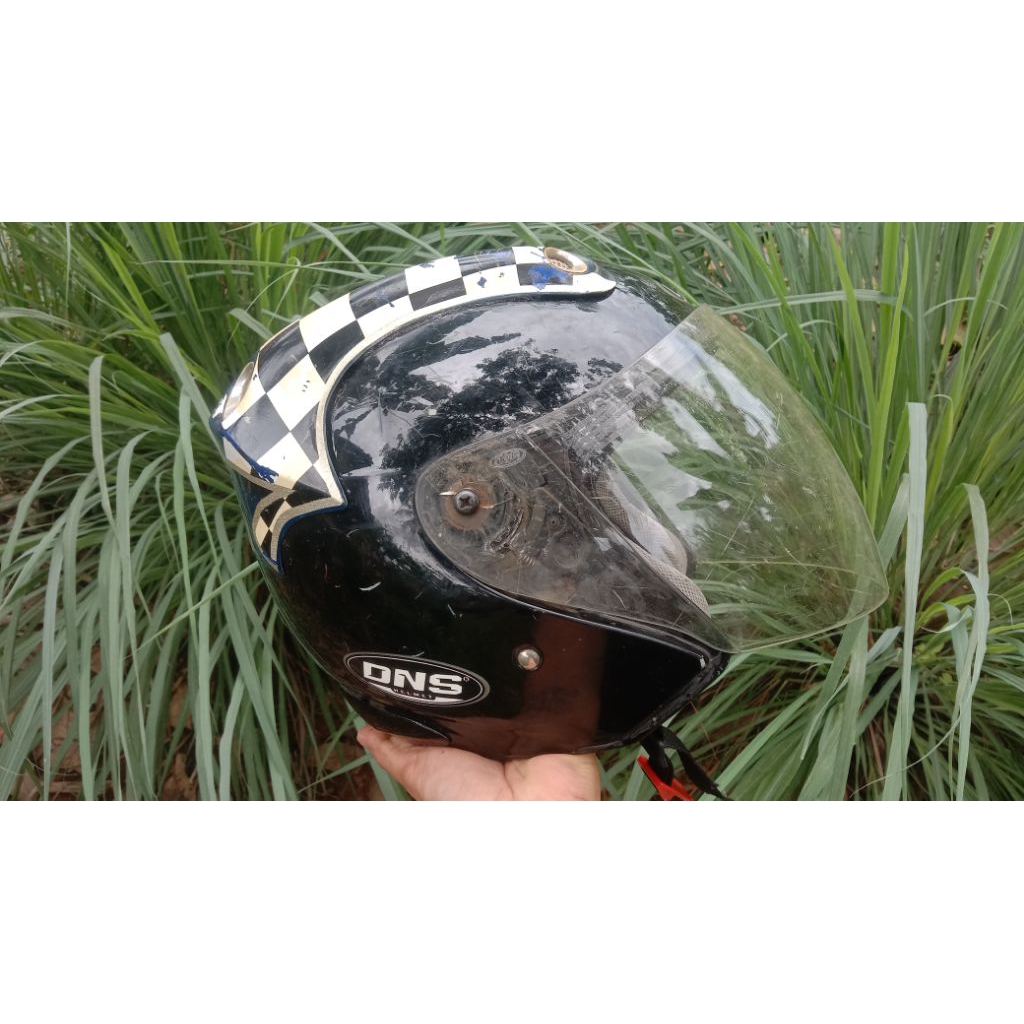 helm murah helm bekas murah merk DNS helm model KYT dj maru