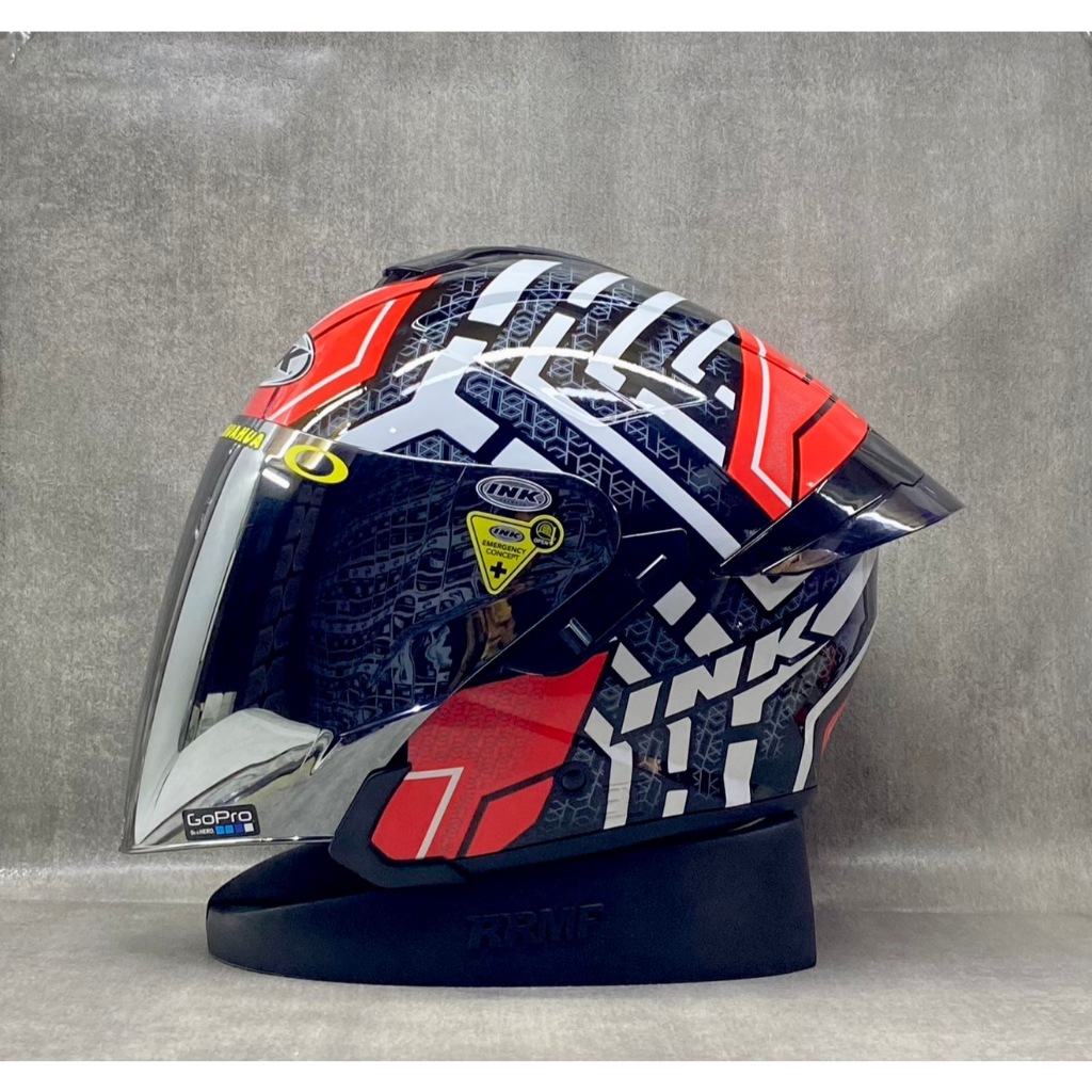 INK TERRA 2 ALL MOTIF ORI SNI PAKET GANTENG FREE SPOILER 3D VISOR IRIDIUM - HELM INK TERRA DOUBLE VI