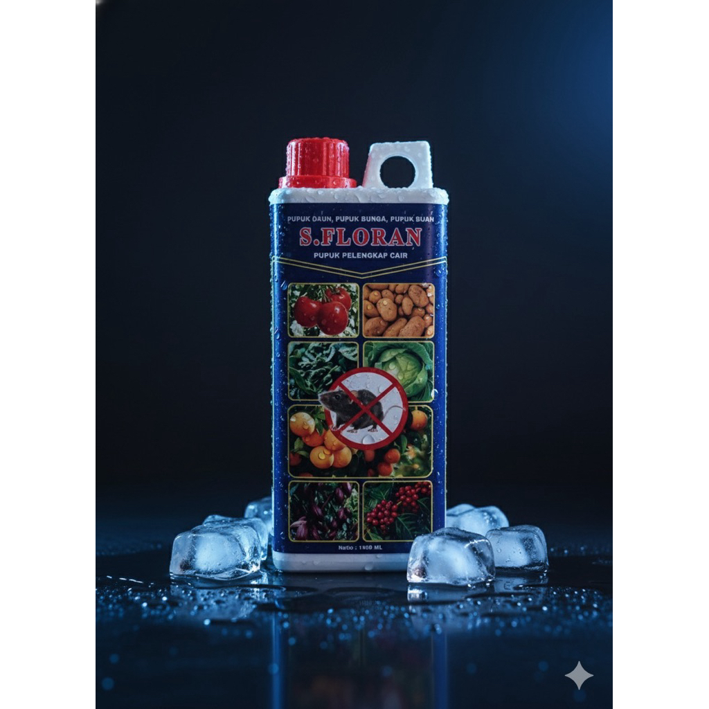 S FLORAN PUPUK PELENGKAP CAIR 1L BONUS KAOS