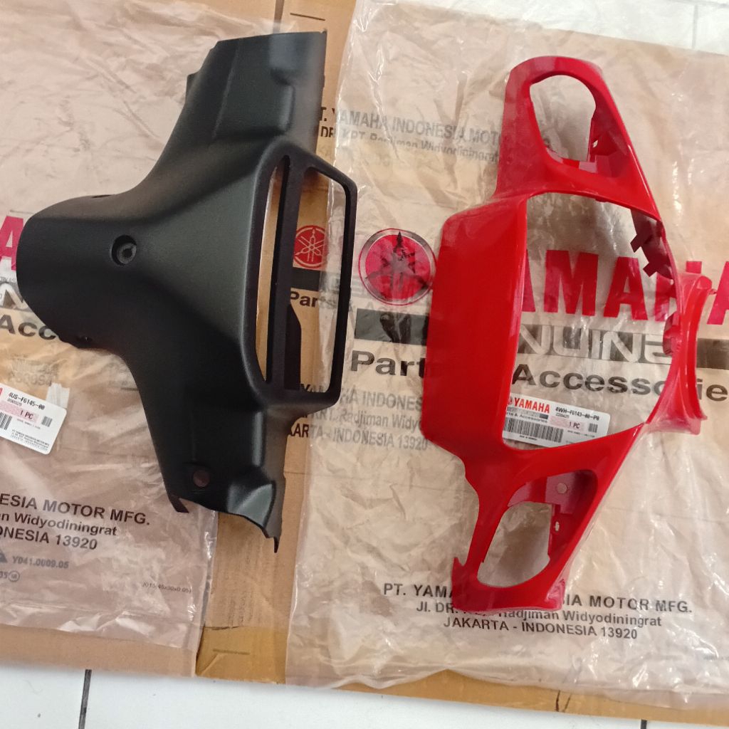 BATOK LAMPU DEPAN MERAH+BATOK BLK (1SET) FIZR F1ZR F1 ZR ORIGINAL YAMAHA GENUINE