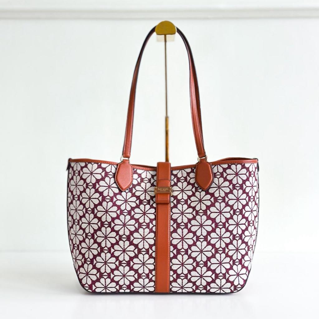 KS TOTE SPADE FLOWER JAQUARD