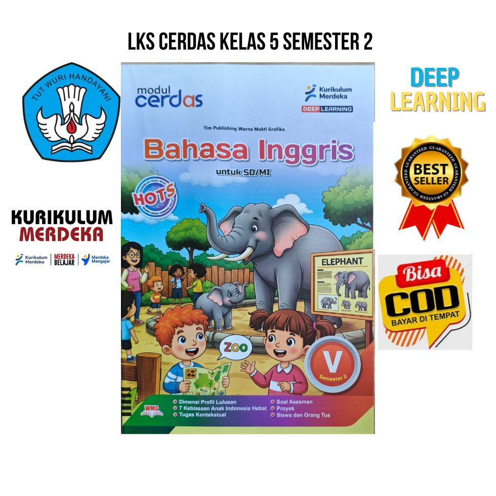 LKS CERDAS Bahasa inggris Kelas 5 Semester 2 Kurikulum Merdeka