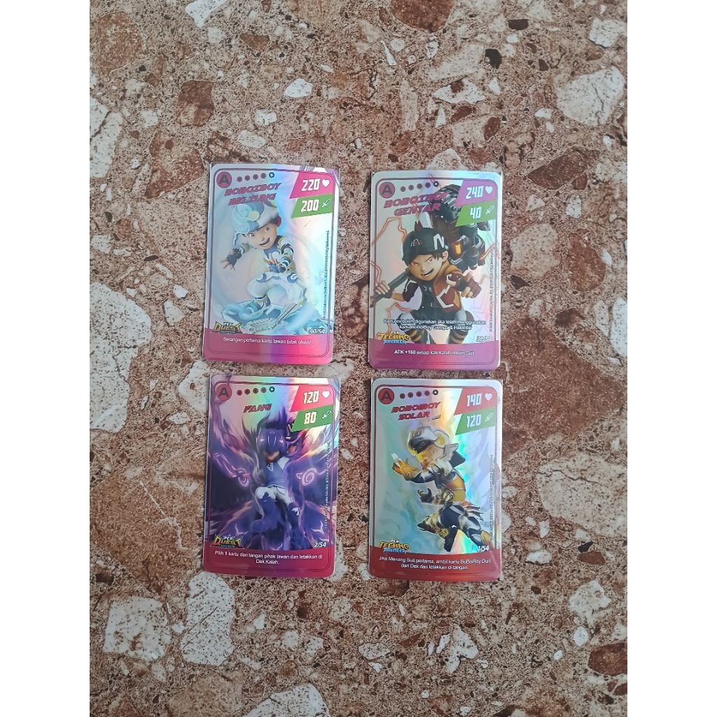 Monsta Galaxy Card Boboiboy Original
