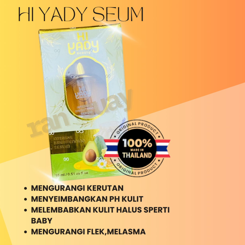 HI YADY INTENSIVE BRIGHTENNING CREAM DAN SERUM