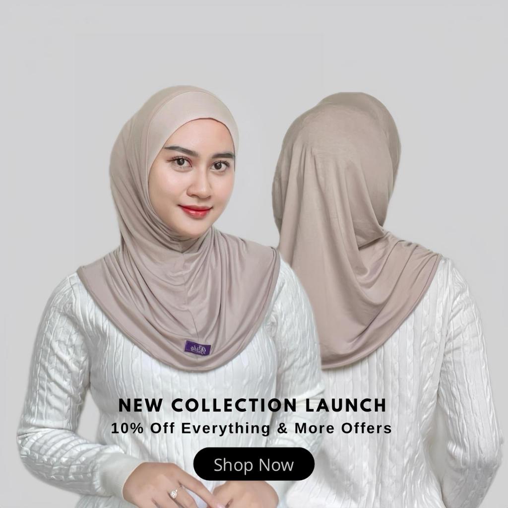 Bergo Instan Rayon Mima Bergo Olahraga Non Pet Bahan Kaos Rayon Size S