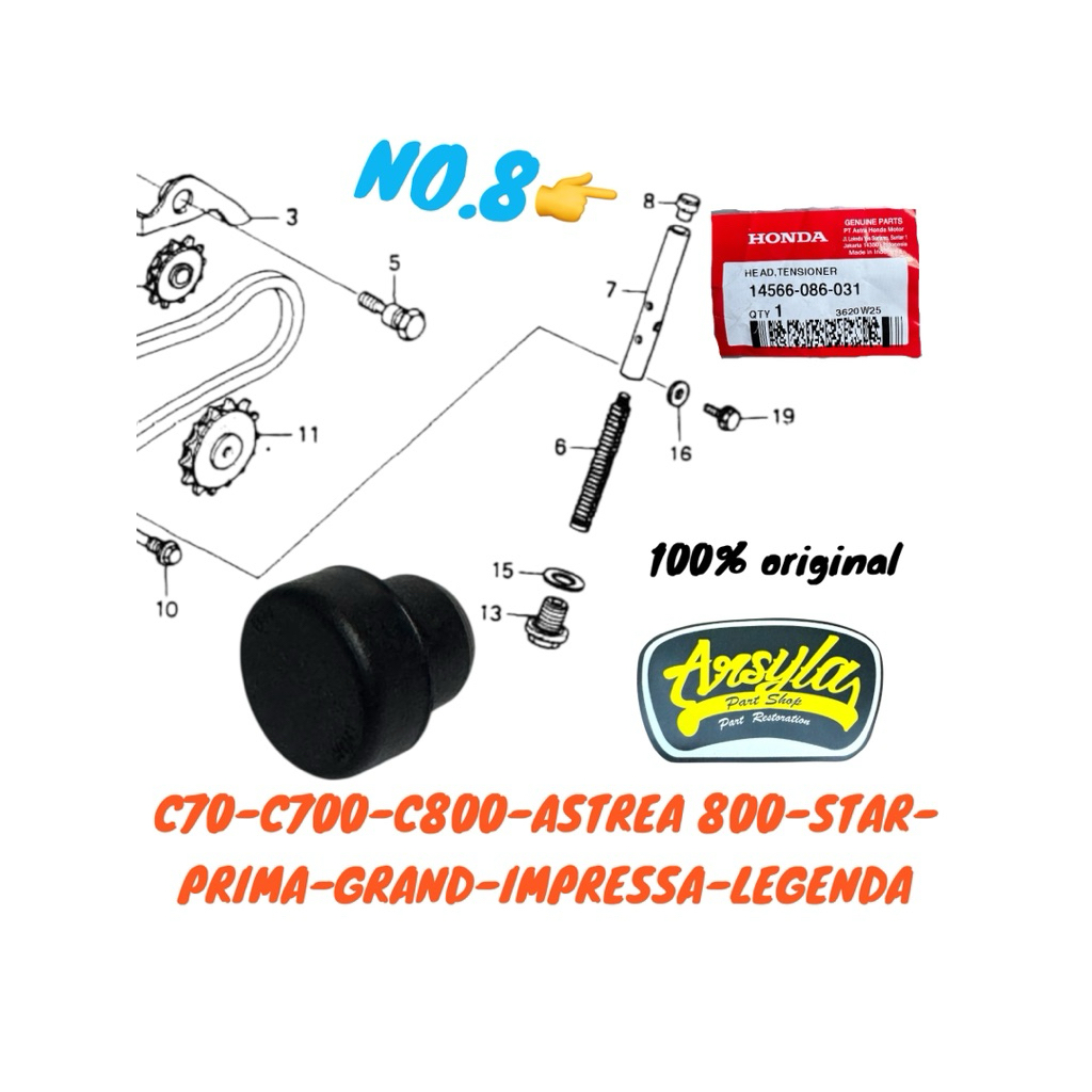 karet suling ketteng Bantalan Tutup Suling Keteng Kamprat c70 c700 c800 astrea star grand impressa l