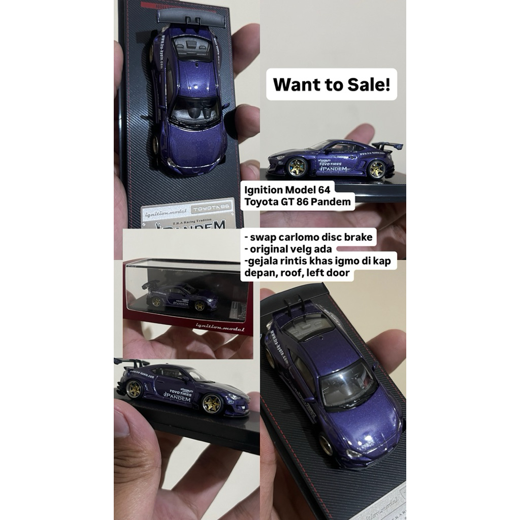 ignition model 64 Toyota GT 86 Pandem