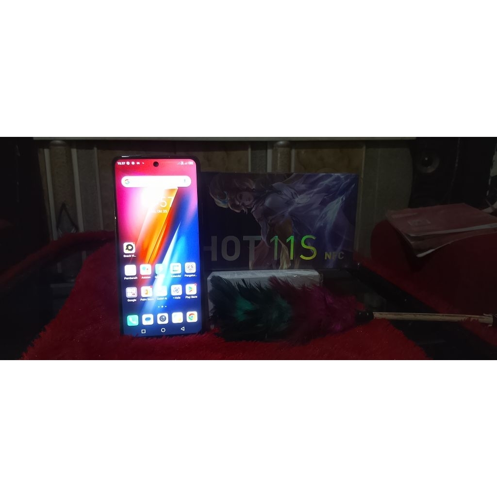 Infinix hot 11s NFC  4/64 ( second 98% mulus )