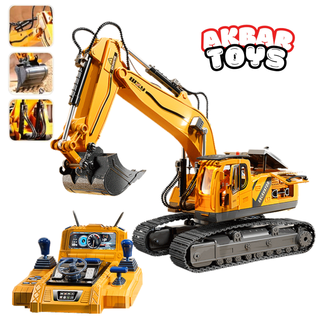 Eskavator RC Eskavator Remote Control 12CH 2.4Ghz METAL DIGGER
