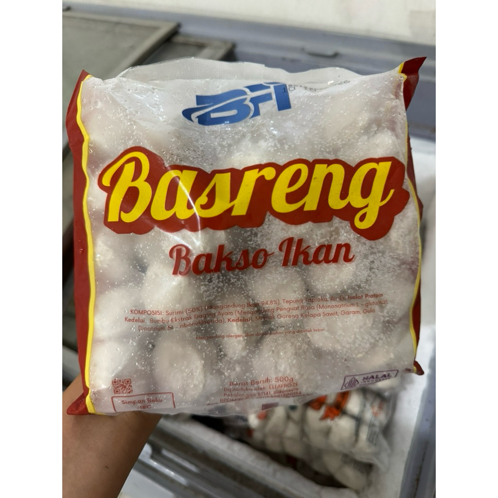 BFI BASRENG MENTAH 500gr / baso ikan / baso goreng