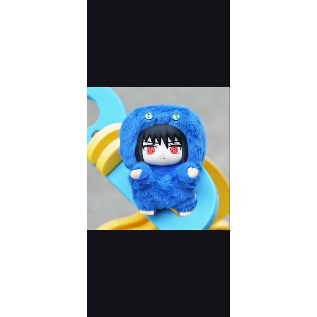 Boneka Sasuke Shippuden Beast Party Plush Labubu Naruto