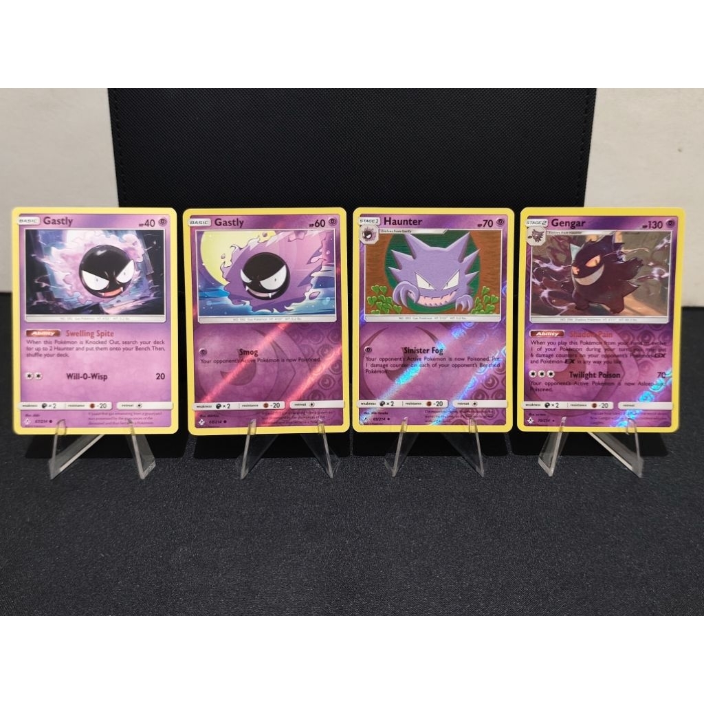 Pokemon Evoline Gengar Reverse Holo set Pokemon Unbroken Bonds
