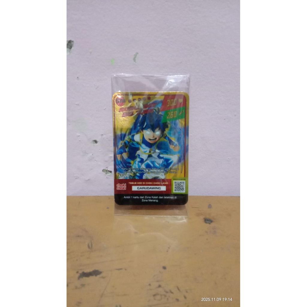 Kartu Boboiboy hologram